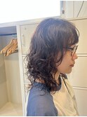 #パーマスタイル　#ミディアムパーマ