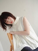 ムク 甲府(muku.)&nbsp;前髪/マチルダボブ/ピンクベージュインナー/グレージュ[甲府駅]