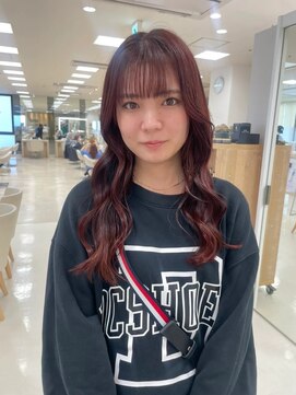 ケンジ 平塚ラスカ店(KENJE) お客様大人気カラー!!暖色系艶カラー！ピンクで女性らしく