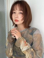 ニューヨークニューヨーク 三宮駅前店(NYNY)&nbsp;ウルフボブ×シアベージュ