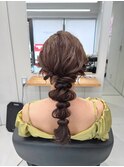 大人可愛いローポニーアレンジ【清板】