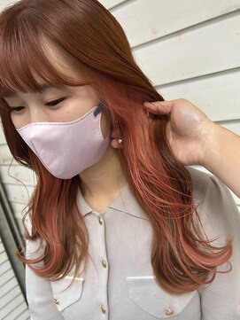 ハイル(Heil) 《kana》*インナーカラー*アプリコットオレンジ*