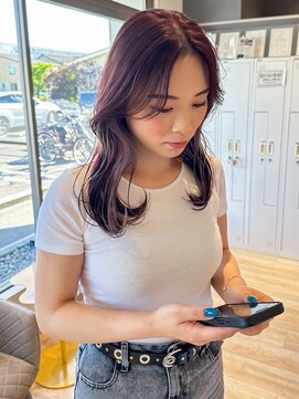 シー 白楽町エスパーク店(she.) 【韓国風】ミディアム×レイヤーカット