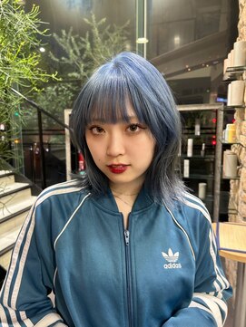 ゼスト 吉祥寺店(ZEST) ブリーチカラー/寒色ブルー/イメチェン/吉祥寺/水月