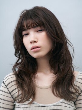 ヘアサロンガリカアオヤマ(hair salon Gallica aoyama) ふんわりゆるめパーマ/柔らかい質感セミロング