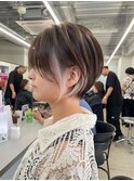 ミルクティーベージュダブルカラーインナーカラーケアブリーチ