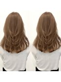 小顔レイヤーカットミディアムレイヤーレイヤーロング【日本橋】