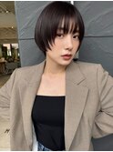 イメチェン  美髪 ワイドバング モード 大人ショート マッシュ