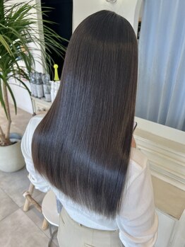 アトミック(AtomiK)の写真/《縮毛矯正+カラー+カット+トキオTR¥16000》高濃度スチームで内部まで栄養補給♪感動の仕上がりに◎