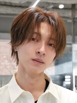 フィフスパーク(fifth PARK)&nbsp;ナチュラルな質感が人気の無造作パーマ×センターパートウルフ