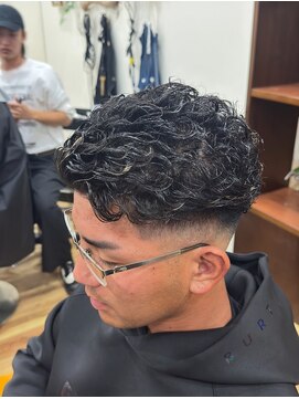 スウェル 稲毛店(Swell) 極道パーマ×フェード[稲毛/稲毛駅/Men's/眉毛]