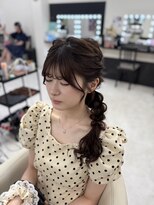 ベルグロー(BELLEGROW)&nbsp;編み下ろしヘア/お呼ばれヘアセット/アップヘア