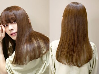 アース 守谷店(HAIR&MAKE EARTH)の写真/くせ毛やダメージでお悩みの方へ♪極上ストレート剤で根元から毛先まで潤う美髪[髪質改善/縮毛矯正/守谷]
