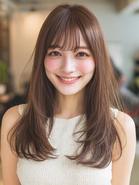 リリック(LyriQ) レイヤーカット/髪質改善/ピンクブラウン