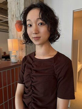 トッド(tod) ボブパーマ/オリーブグレージュ/デジタルパーマ/名古屋パーマ