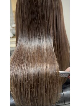 透明感抜群！ブリーチなしWカラー