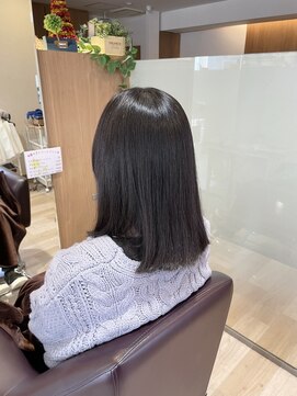 【L by first】切りっぱなしミディアム