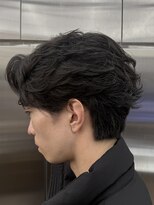 レタッチバイフィフス(RETOUCH by fifth) 原宿フェザーパーマルーズパーマセンターパート大人ビジネスヘア