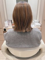 コーエン(cowen)&nbsp;こなれミディ似合わせグレージュ美髪ミニウルフくびれヘア40代