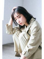 コートフィールエー(CO_T feel.a) 凛とした美しさ「地毛風グレージュ×外ハネボブ」