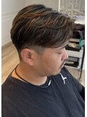 トレンド毛流れニュアンスパーマ