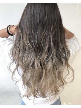 アディション 渋谷(ADITION) 【ADITION渋谷】バレイヤージュ外国人風グレーカラー