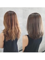 ミラリー 横浜(Mirareee)&nbsp;before&after☆グレージュ