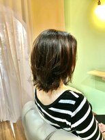 ココ スムス(coco sumusu) ベージュカラー×ニュアンス外ハネ