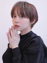 アグ ヘアー リーベ 広面店(Agu hair liebe) 《Agu hair》ピンク×艶マッシュショート