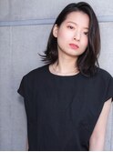 M.SLASH馬車道/大人クール/かきあげ前髪/耳かけ/クリアカラーz