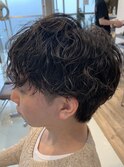 マッシュ スパイラルパーマツイストパーマ マッシュウルフ
