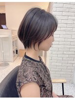 メモリーズ 銀座(Memories)&nbsp;ショートボブ/マロンベージュ/Aライン/かきあげ/前髪［銀座駅］