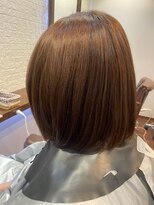 ヘアー サロン アットシュシュ(Hair Salon At'shushu)&nbsp;ナチュラル縮毛矯正ボブ♪