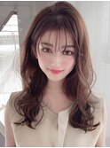 デジタルパーマミニウルフテラコッタくすみブルー20代30代40代