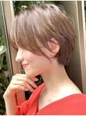 似合わせカット×アースカラー×ステップボーンカット