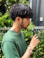 波巻きパーマ波巻きスパイラルパーマツイストパーマメンズパーマ