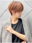 ミニウルフレイヤーカット顔周りカット前髪カットショート/大宮