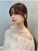 結んで横顔美人♪繋がる顔周りカット