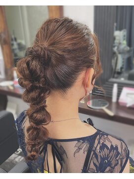 ルミュドゥプレシャス(LEMIEUX de precious) 編みおろし玉ねぎヘア