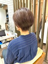 ヘアサロン セロ(Hair Salon SERO) 【セロ姫路】丸みショート/マロンブラウン 