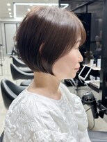 20代30代40代50代/丸みショート/クビレ/前髪あり/表参道