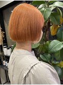 切りっぱなしボブ