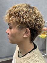 リット×ベリエ(Lit.×belier)&nbsp;波巻きパーマメンズパーマメンズマッシュツイストパーマ鹿児島