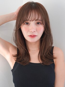 アンアミ シブヤ(Un ami shibuya) 【Unami】TOMI 大人可愛いくびれミディアムヘア　20代30代40代