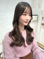 レイラバイアフロート 吉祥寺(Lila by afloat)&nbsp;顔まわりカット/レイヤーカット/韓国ヘア/シースルーバング