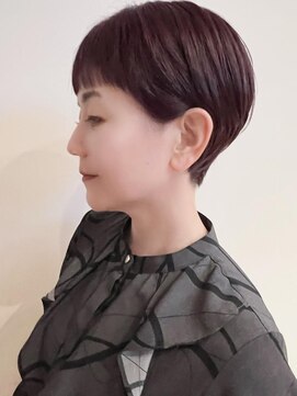 トップヘアー ガーデンヴィラ 安城(Garden Villa) 耳掛けショートスタイル/ニュアンスカラー/アースカラー