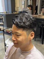 ハングアウト(Hangout)&nbsp;ショートハーパー/かきあげヘアー/ツーブロック