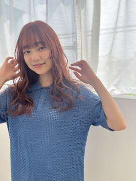 アヴァンス 西田辺(AVANCE.) オレンジベージュ　撮影スタイル