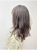 美髪/大人かわいい/こなれミディ/サンドベージュ