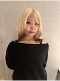 抜きっぱなしブロンド×デザイン